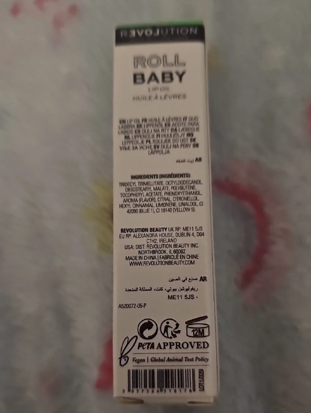 Revolution Roll Baby Lip Oil - White & Black Box - Picture 3 of 6